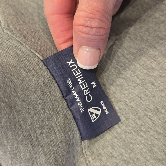 Cremieux Gray Reversible flannel puffer vest wind breaker sleeveless new men's M - Picture 6 of 6